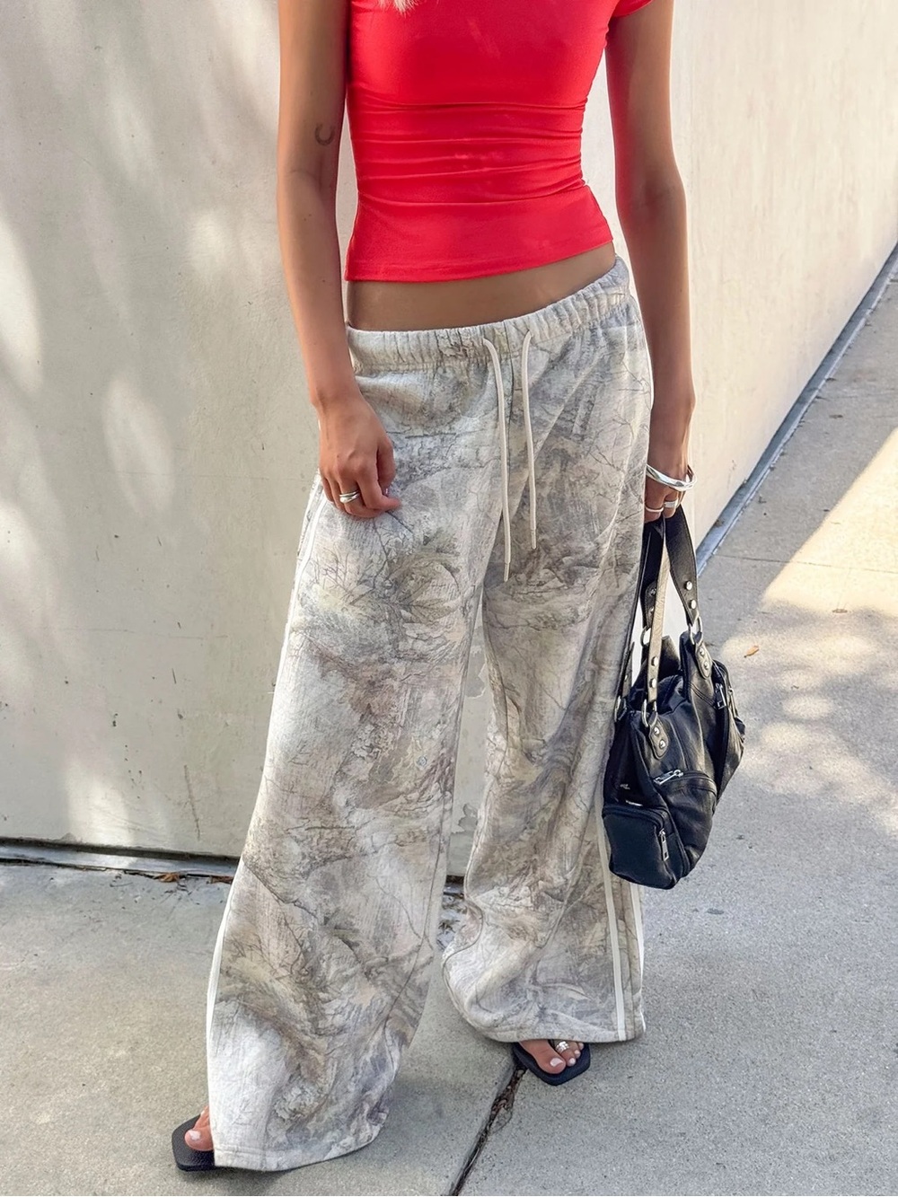 Princess Polly Wide Leg Sweats - size M/L